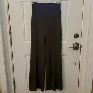 Valentine - Olive Green high waist/flare pants - Sz M